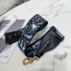 Replica falso Tracolla Dior con anello in ricamo palme Dior blu imitazioni Miglior Prezzo falso Tracolla Dior con anello in ricamo palme Dior blu Replica