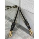 Replica falso Tracolla regolabile Dior con ricamo ad anello Tela Nera imitazioni Miglior Prezzo falso Tracolla regolabile Dior con ricamo ad anello Tela Nera Replica