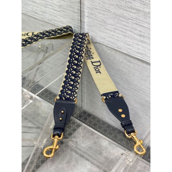 Replica falso Tracolla Dior con Anello Ricamo Obliquo Blu imitazioni Miglior Prezzo falso Tracolla Dior con Anello Ricamo Obliquo Blu Replica