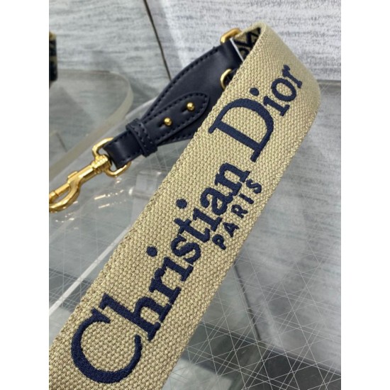Replica falso Tracolla Dior con Anello Ricamo Obliquo Blu imitazioni Miglior Prezzo falso Tracolla Dior con Anello Ricamo Obliquo Blu Replica