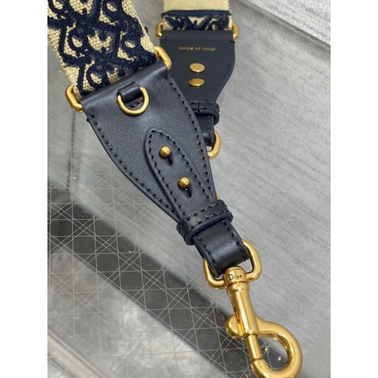 Replica falso Tracolla Dior con Anello Ricamo Obliquo Blu imitazioni Miglior Prezzo falso Tracolla Dior con Anello Ricamo Obliquo Blu Replica