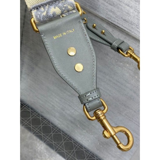 Replica falso Tracolla Dior con Anello Ricamo Obliquo Grigio imitazioni Miglior Prezzo falso Tracolla Dior con Anello Ricamo Obliquo Grigio Replica