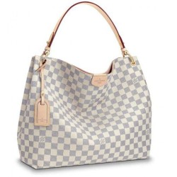 Replica Alta Qualità Graceful MM Damier Azur Canvas Rose Ballerine N42233