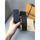 Dupe LV Initiales 40MM Cintura reversibile Taiga M0157V imitazioni perfette Replica LV Initiales 40MM Cintura reversibile Taiga M0157V Griffate