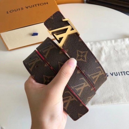 Dupe LV Initiales Cintura reversibile da 30 mm con monogramma M0218W imitazioni perfette Replica LV Initiales Cintura reversibile da 30 mm con monogramma M0218W Griffate