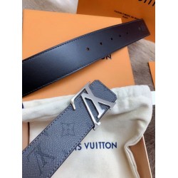 Louis Vuitton Initiales 40MM Cintura reversibile Monogram Eclipse M0285V Louis Vuitton Initiales 40MM Cintura reversibile Monogram Eclipse M0285V