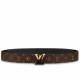 Replica Spray Louis Vuitton 40mm Cintura reversibile Monogram M0332Q Griffate