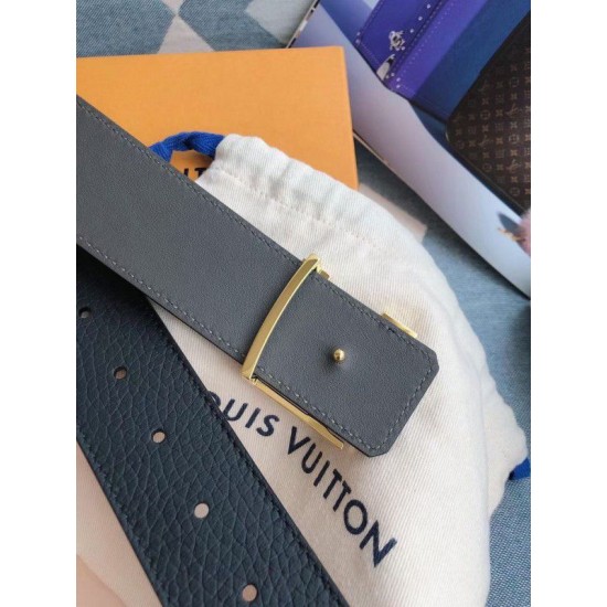 Dupe Cintura reversibile Gold Damier Louis Vuitton 40MM M0333V imitazioni perfette Replica Cintura reversibile Gold Damier Louis Vuitton 40MM M0333V Griffate