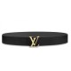 Dupe Cintura reversibile Gold Damier Louis Vuitton 40MM M0333V imitazioni perfette Replica Cintura reversibile Gold Damier Louis Vuitton 40MM M0333V Griffate