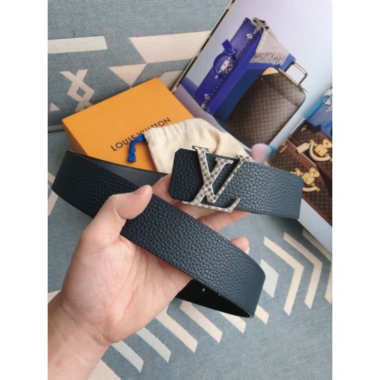 Replica Cintura reversibile Damier Louis Vuitton 40MM argento M0336V Griffate