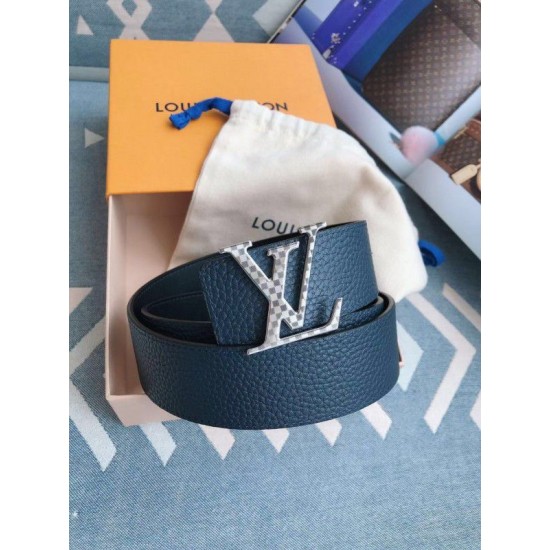 Replica Cintura reversibile Damier Louis Vuitton 40MM argento M0336V Griffate
