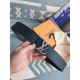 Replica Cintura reversibile Damier Louis Vuitton 40MM argento M0336V Griffate