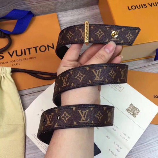 Dupe Monoglam 30mm Cintura Monogram M9300U imitazioni perfette Replica Monoglam 30mm Cintura Monogram M9300U Griffate