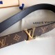 Replica LV Initiales 30MM Cintura reversibile Monogram M9453T Griffate