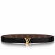 Replica LV Initiales 30MM Cintura reversibile Monogram M9453T Griffate