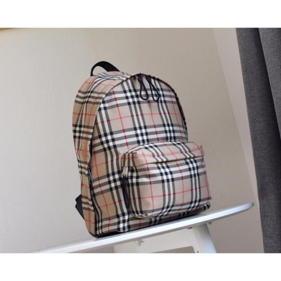 Replica Zaino Burberry con motivo Vintage check e icona Stripe Outlet Zaino Burberry con motivo Vintage check e icona Stripe imitazioni perfette