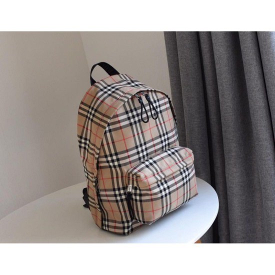 Replica Zaino Burberry con motivo Vintage check e icona Stripe Outlet Zaino Burberry con motivo Vintage check e icona Stripe imitazioni perfette