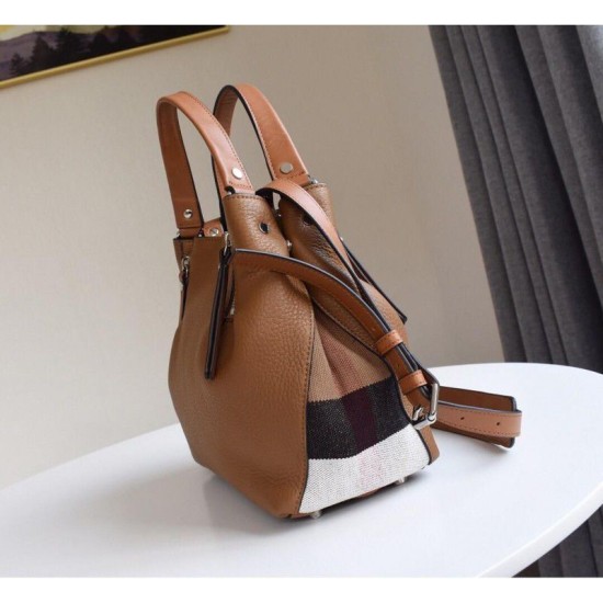 Replica Borsa a mano Burberry Marrone Outlet Borsa a mano Burberry Marrone imitazioni perfette