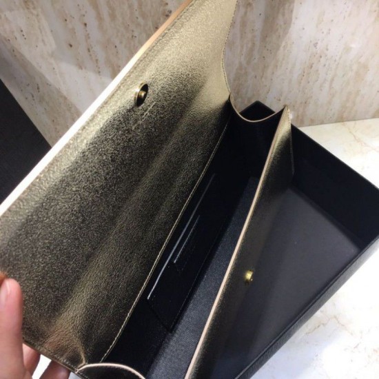 Replica YSL Saint Laurent Classic Clutch Gold Outlet YSL Saint Laurent Classic Clutch Gold imitazioni perfette
