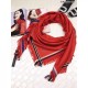 Dettagli perfetti rosso doppio strisce quadrato MP1703 Dettagli perfetti rosso doppio strisce quadrato MP1703
