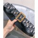 Cintura Christian Dior Diorquake Dior Oblique da donna blu scuro Dupe Perfetta Cloni Firmate Cintura Christian Dior Diorquake Dior Oblique da donna blu scuro imitazioni