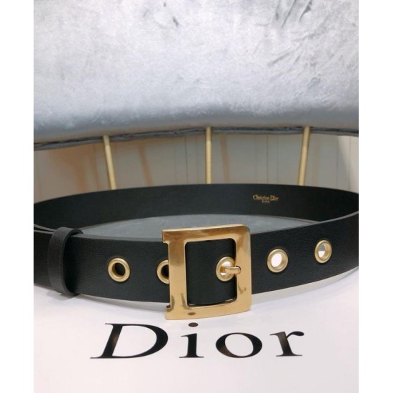 Cintura in pelle di vitello Diorquake Christian Dior da donna nera Dupe Perfetta Cloni Firmate Cintura in pelle di vitello Diorquake Christian Dior da donna nera imitazioni