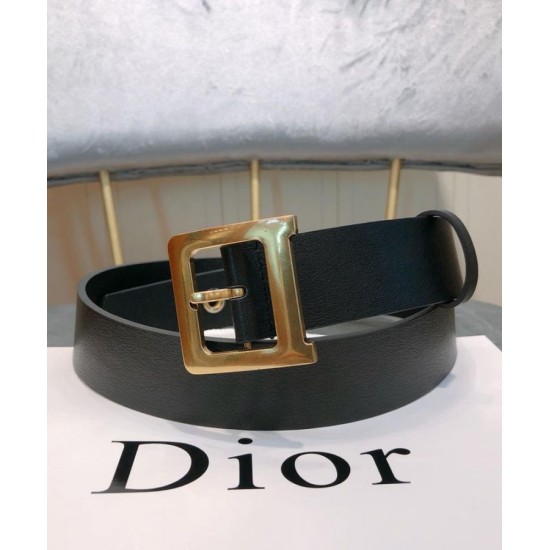 Cintura in pelle di vitello Diorquake Christian Dior da donna nera Dupe Perfetta Cloni Firmate Cintura in pelle di vitello Diorquake Christian Dior da donna nera imitazioni