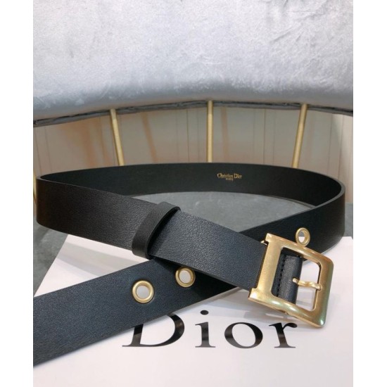 Cintura in pelle di vitello Diorquake Christian Dior da donna nera Dupe Perfetta Cloni Firmate Cintura in pelle di vitello Diorquake Christian Dior da donna nera imitazioni