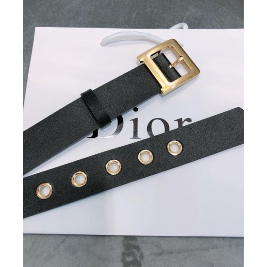 Cintura in pelle di vitello Diorquake Christian Dior da donna nera Dupe Perfetta Cloni Firmate Cintura in pelle di vitello Diorquake Christian Dior da donna nera imitazioni