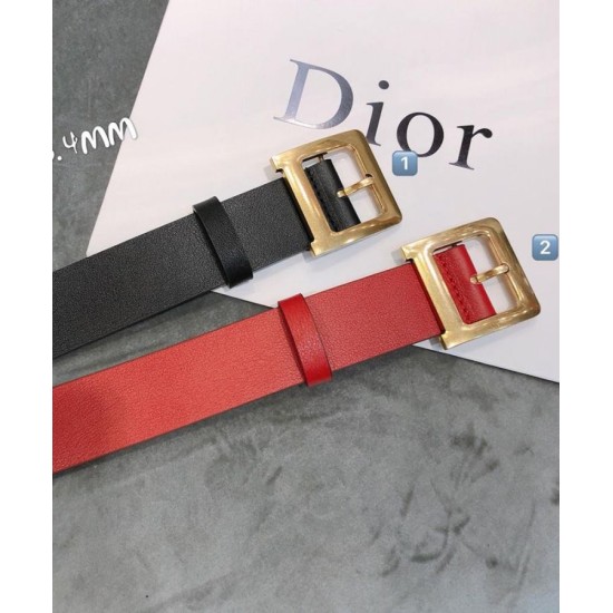 Cintura Christian Dior da donna in pelle di vitello Diorquake rossa Dupe Perfetta Cloni Firmate Cintura Christian Dior da donna in pelle di vitello Diorquake rossa imitazioni