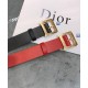 Cintura Christian Dior da donna in pelle di vitello Diorquake rossa Dupe Perfetta Cloni Firmate Cintura Christian Dior da donna in pelle di vitello Diorquake rossa imitazioni
