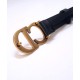 replica Cintura in pelle di vitello Saddle Christian Dior Nera Dupe Perfetta Cloni Firmate replica Cintura in pelle di vitello Saddle Christian Dior Nera imitazioni