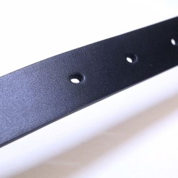 Cloni Firmate replica Cintura in pelle di vitello Saddle Christian Dior Nera imitazioni
