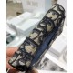 Portafoglio Christian Dior Oblique Saddle Blu scuro Dupe Perfetta Cloni Firmate Portafoglio Christian Dior Oblique Saddle Blu scuro imitazioni