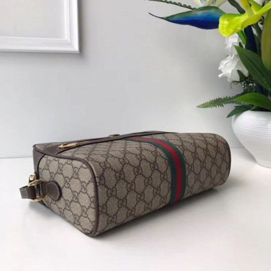 Riproduzione Fedele Borsa Replica a spalla piccola Ophidia GG Supreme 517080 Marrone imitazioni Replica Alta Qualità Borsa 1:1 a spalla piccola Ophidia GG Supreme 517080 Marrone