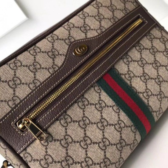 Riproduzione Fedele Borsa Replica a spalla piccola Ophidia GG Supreme 517080 Marrone imitazioni Replica Alta Qualità Borsa 1:1 a spalla piccola Ophidia GG Supreme 517080 Marrone