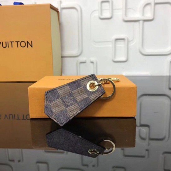 Riproduzione Fedele Pari replica Enchappes Portachiavi Damier Ebene M67917 imitazioni Replica Alta Qualità Pari Enchappes Portachiavi Damier Ebene M67917