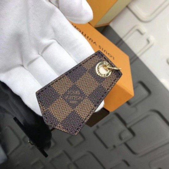 Riproduzione Fedele Pari replica Enchappes Portachiavi Damier Ebene M67917 imitazioni Replica Alta Qualità Pari Enchappes Portachiavi Damier Ebene M67917