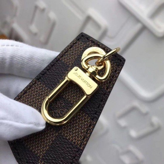 Riproduzione Fedele Pari replica Enchappes Portachiavi Damier Ebene M67917 imitazioni Replica Alta Qualità Pari Enchappes Portachiavi Damier Ebene M67917