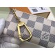 Riproduzione Fedele replica Portachiavi Damier Azur N62659 imitazioni Replica Alta Qualità Portachiavi Damier Azur N62659