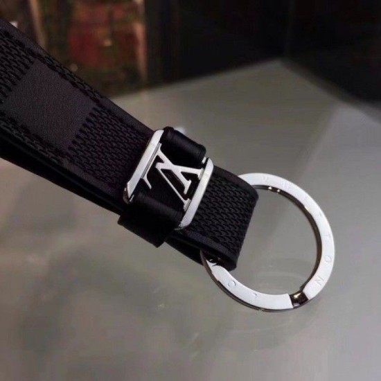 Riproduzione Fedele Portachiavi Dragonne Damier Infini M62710 imitazioni Replica Alta Qualità Portachiavi Dragonne Damier Infini M62710