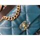 Replica Borsa Large 19 in lana tweed con patta AS1162 AS1160 Blu Outlet Borsa Large 19 in lana tweed con patta AS1162 AS1160 Blu imitazioni perfette