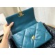 Replica Borsa Large 19 in lana tweed con patta AS1162 AS1160 Blu Outlet Borsa Large 19 in lana tweed con patta AS1162 AS1160 Blu imitazioni perfette