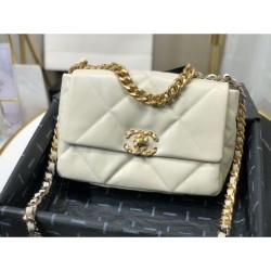 Borsa Pari Large 19 in lana tweed con patta AS1162 AS1160 Beige