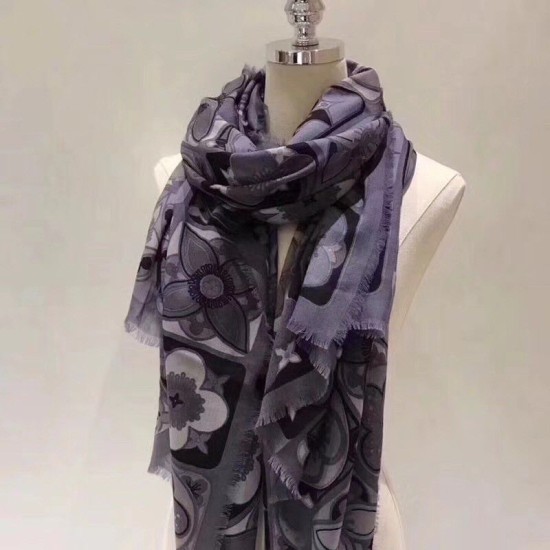 Anthracite Kamonogram Stole M71035