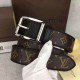 Dizionario di 40MM Cintura Monogram Macassar M9007S Dizionario di 40MM Cintura Monogram Macassar M9007S