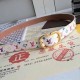 Dettagli perfetti Mini 25MM Cintura Monogram Multicolor M9585W Dettagli perfetti Mini 25MM Cintura Monogram Multicolor M9585W