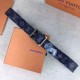 rivista 40MM cintura Monogram Savane MP010S