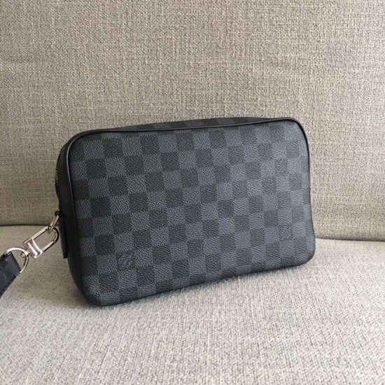 Replica Kasai Clutch Damier Graphite N41664 Kasai Clutch Damier Graphite N41664 imitazioni perfette