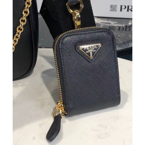 Dupe Borsa Prada Re-Edition 2005 in pelle Saffiano 1BH204 Nera imitazioni perfette Replica Borsa Prada Re-Edition 2005 in pelle Saffiano 1BH204 Nera Griffate